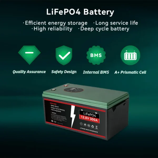 Bộ pin lithium-Ion Lithium-Ion 12V 20Ah Smart Bms Solar Lifepo4 - Ảnh 4